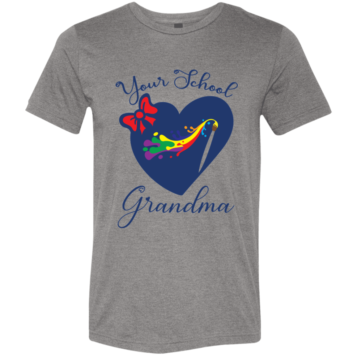 Personalized Artistic Heart and Bow SS Brío (Unisex)