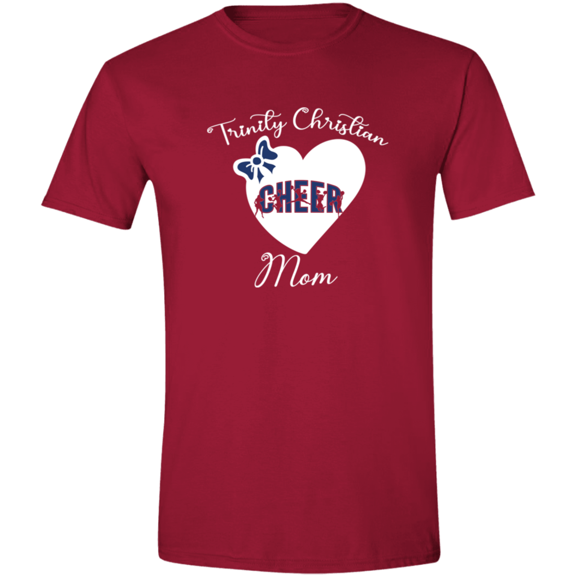 Heart and Bow (Family) Brío SS Cheer Shirt (Unisex)-Personalized