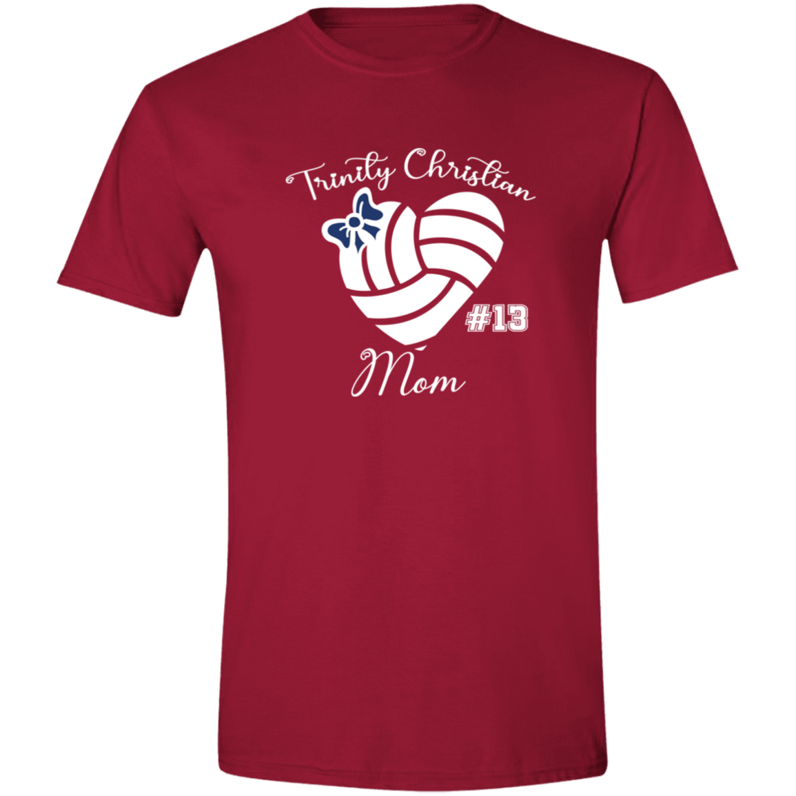 Heart and Bow (Family) Brío SS Volleyball Shirt (Unisex)-Personalized