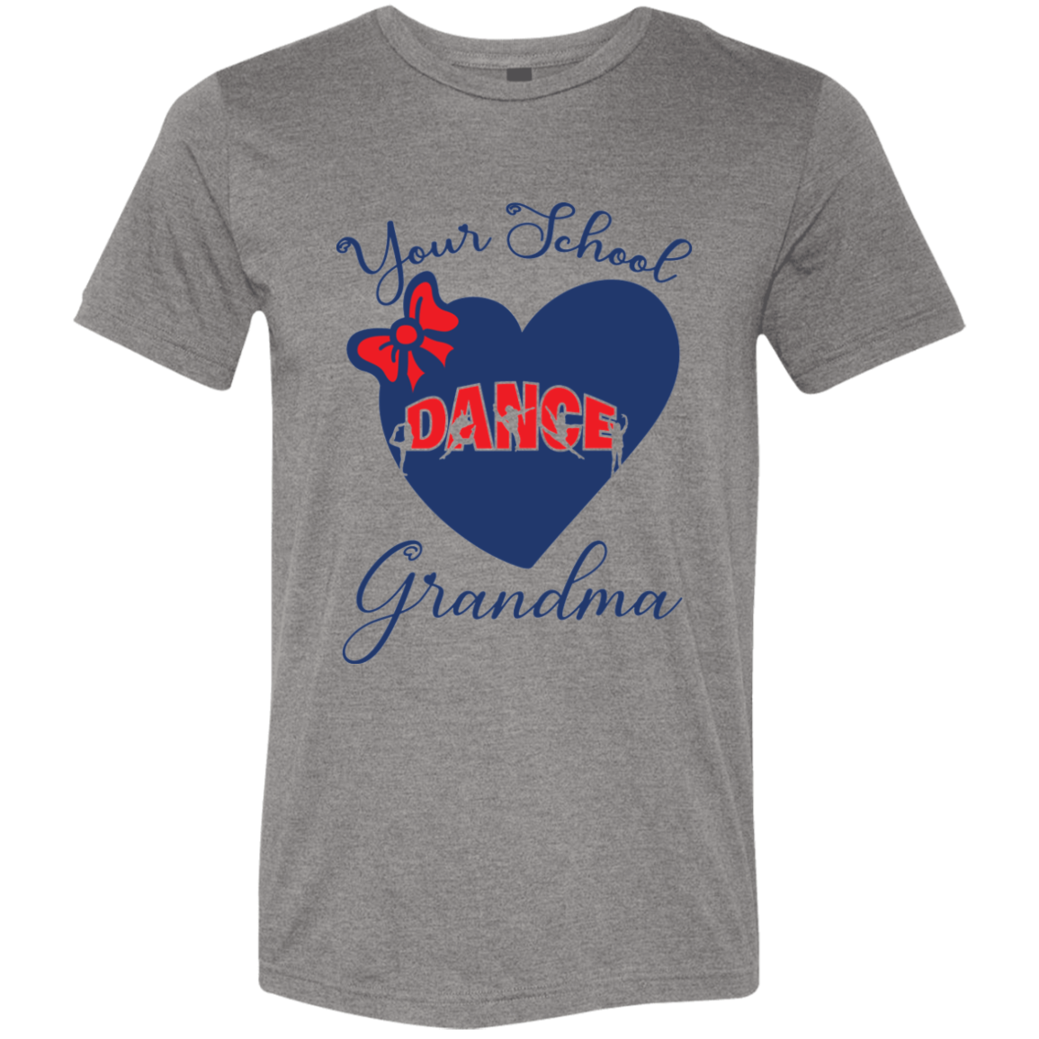 Personalized Dance Heart and Bow SS Brío (Unisex)