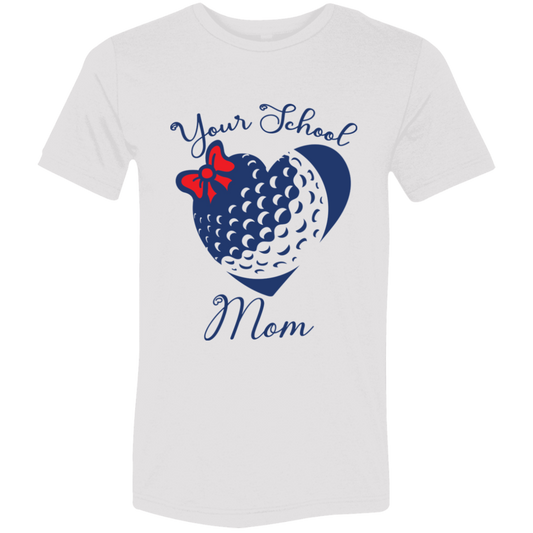 Personalized Golf Heart and Bow SS Brío (Unisex)