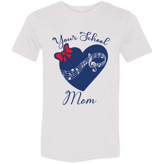 Personalized Music Heart and Bow SS Brío (Unisex)