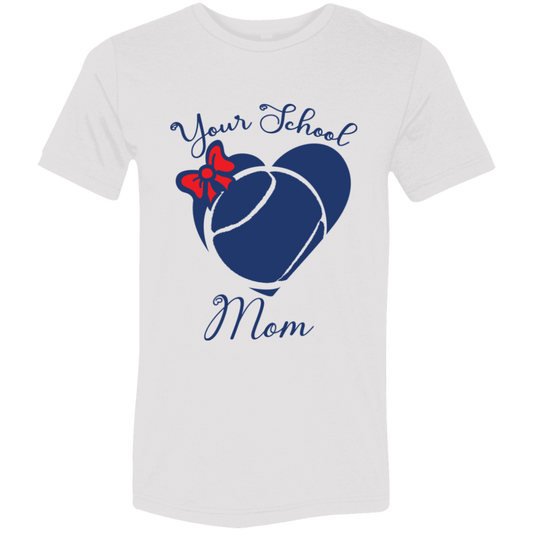 Personalized Tennis Heart and Bow SS Brío (Unisex)