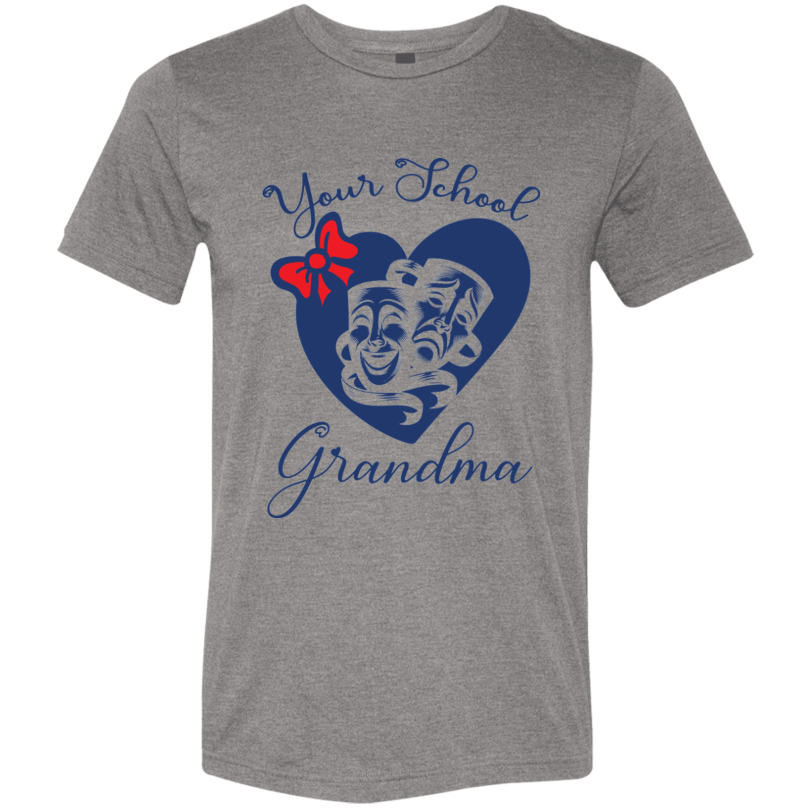 Personalized Theater Heart and Bow SS Brío (Unisex)