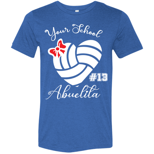 Personalized Volleyball Heart and Bow SS Brío (Unisex)