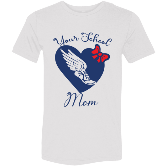 Personalized Cross Country-Track Heart and Bow SS Brío (Unisex)